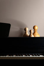 Carica l'immagine nel visualizzatore di Gallery, "Sopravvissuti" - Pedoni numerati in legno di Orniello, Melo e Ciliegio (in mostra)
